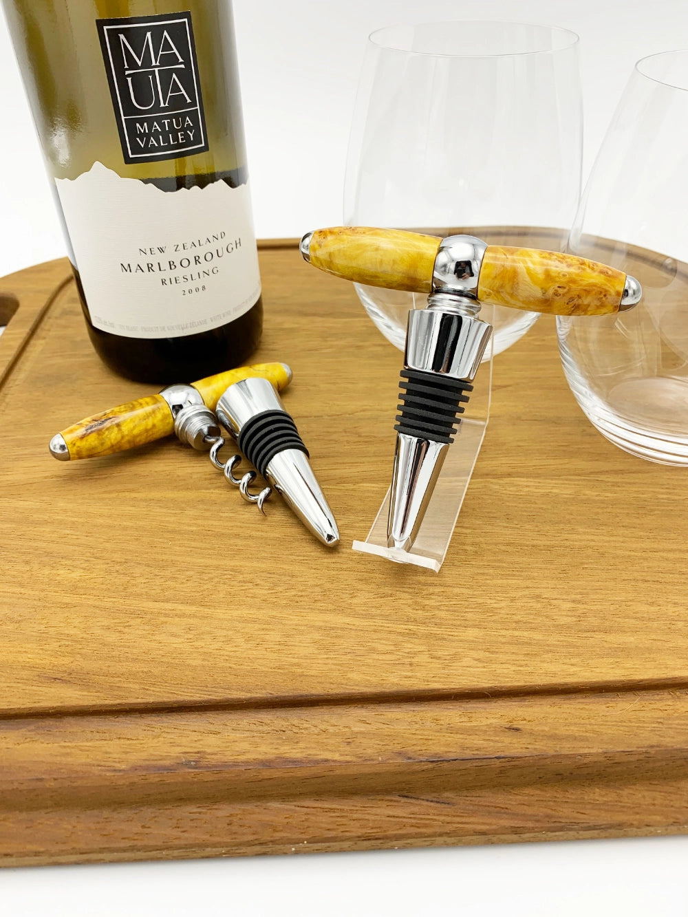 Customizable Sommelier Series Bottle Stopper/Cork Screw