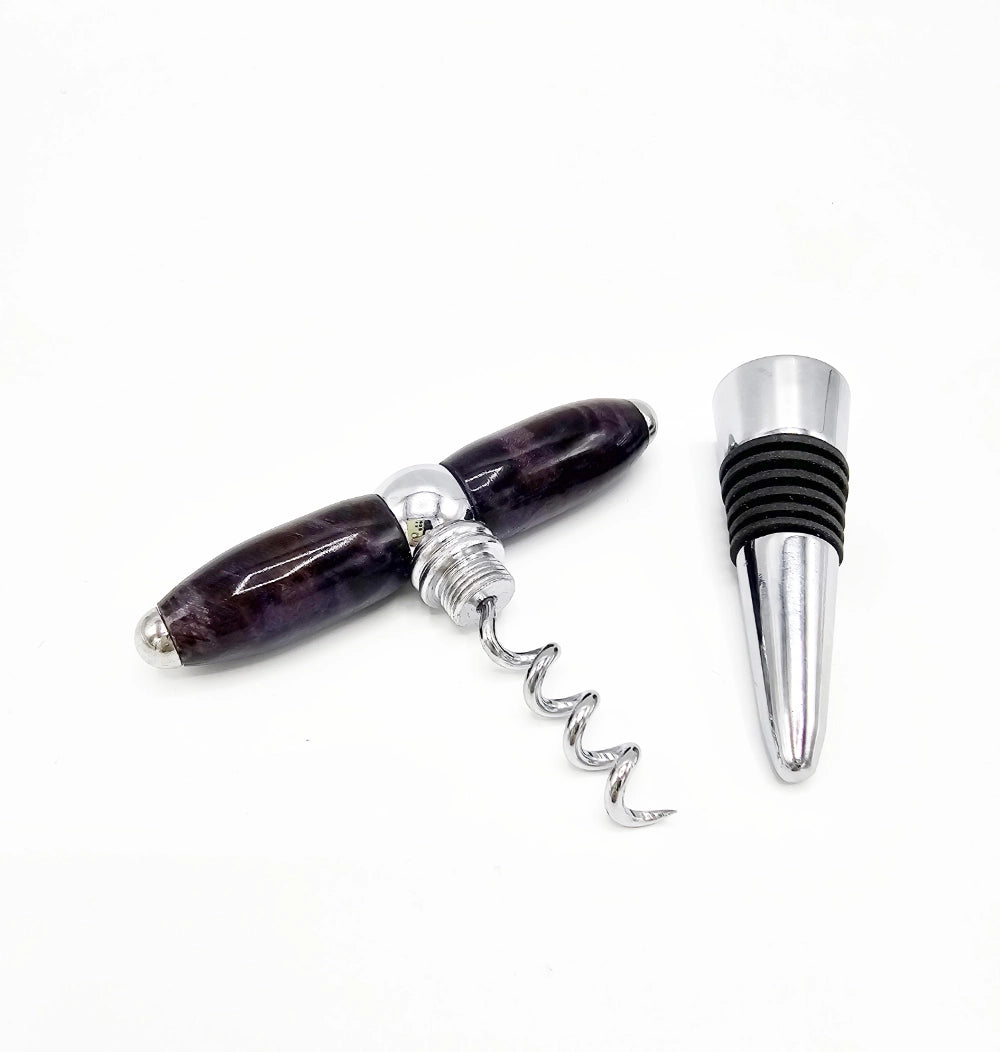 Customizable Sommelier Series Bottle Stopper/Cork Screw