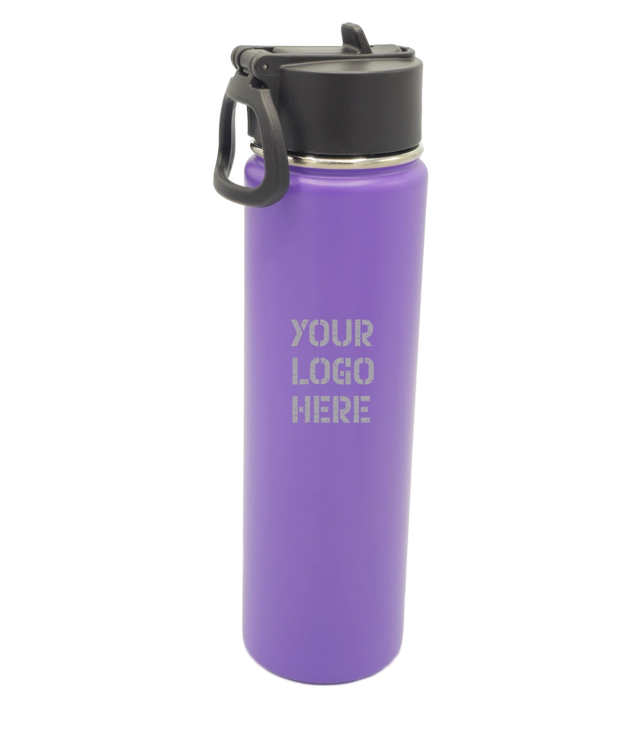 Personalized Laser-Engraved Insulated Stainless Steel Sports Water Bottle