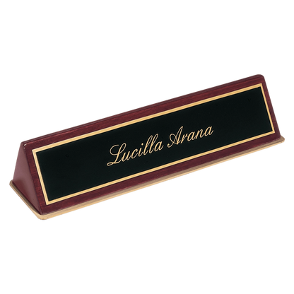 Desk Wedge - Black Piano Finish - 9-1/2"