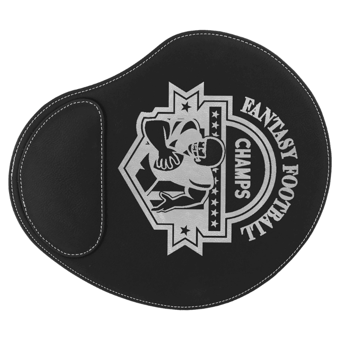 Personalized Leatherette Mouse Pads, 9" x 10-1/4"