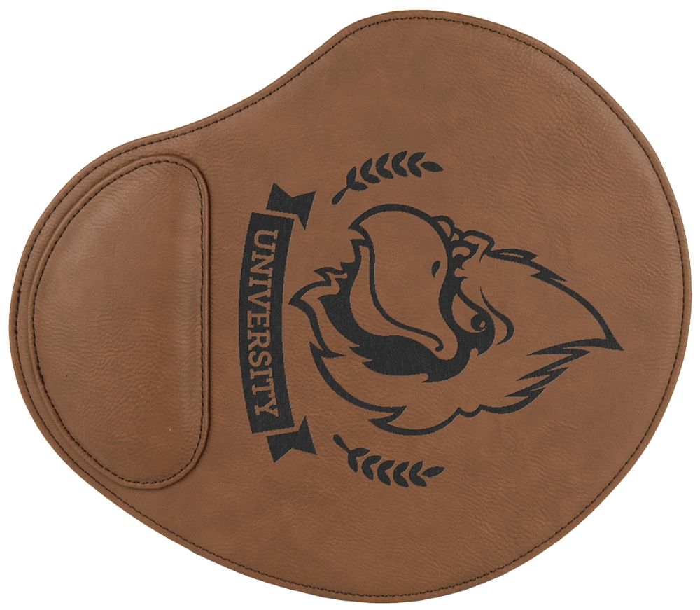 Personalized Leatherette Mouse Pads, 9" x 10-1/4"