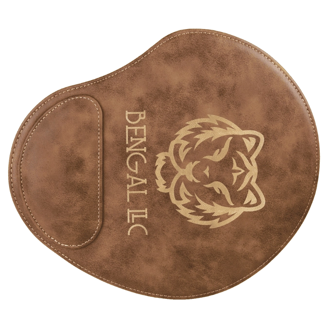Personalized Leatherette Mouse Pads, 9" x 10-1/4"