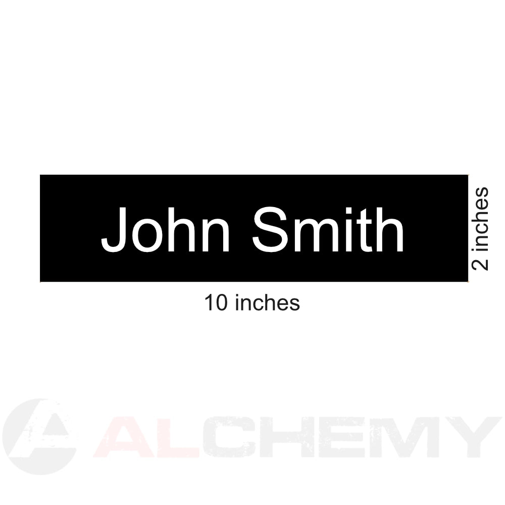 Laser-Engraved Wall Mounted Office Nameplate