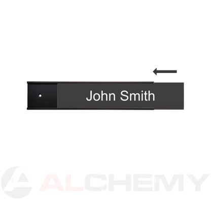 Laser-Engraved Wall Mounted Office Nameplate