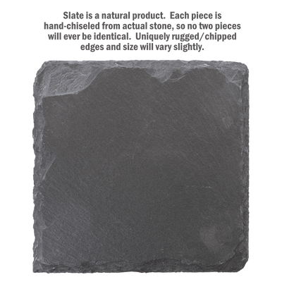 Personalized Slate Coasters, Set of 6