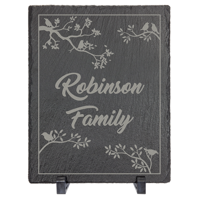 Personalized Tabletop Slate Decor - 10" x 8" Rectangle