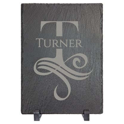 Personalized Tabletop Slate Decor - 7" x 5" Rectangle