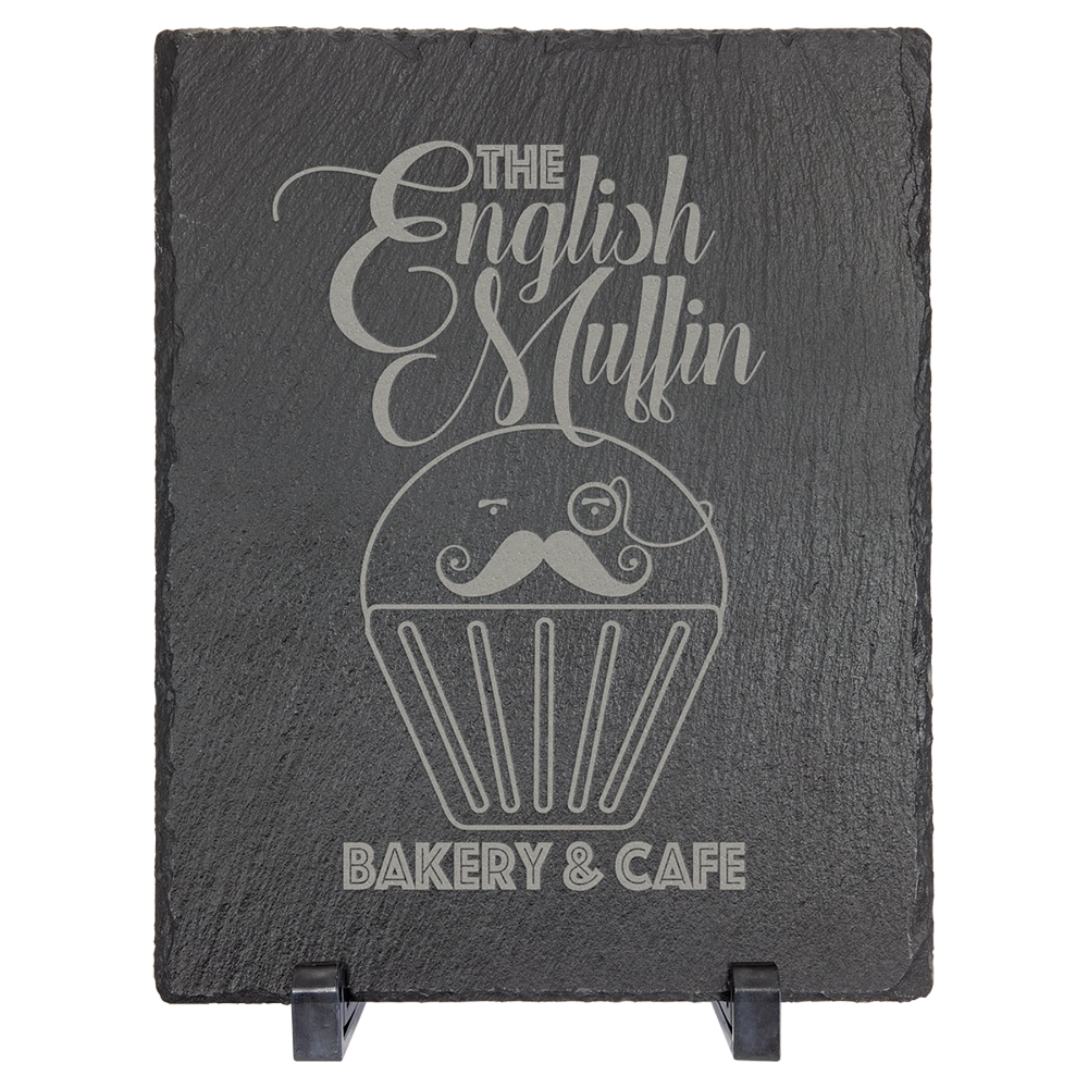 Personalized Tabletop Slate Decor - 9" x 7" Rectangle
