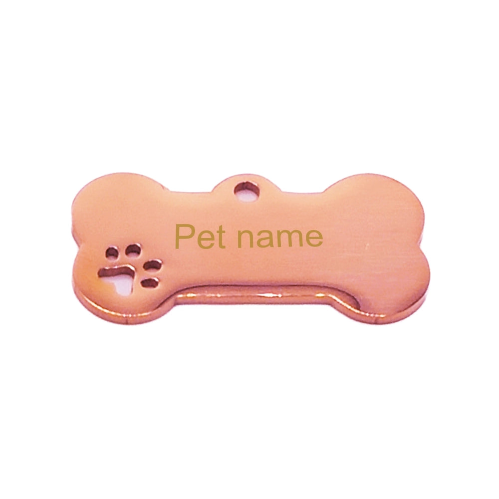 Shield Series Laser-Engraved Stainless Steel Pet Tags