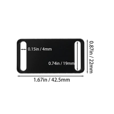 SilentTag Collar Series Laser-Engraved Pet ID Tag