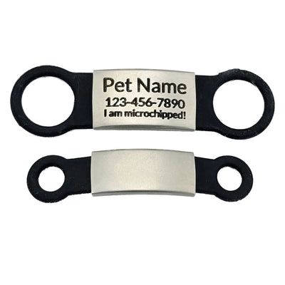 SilentTag Collar Series Laser-Engraved Pet ID Tag
