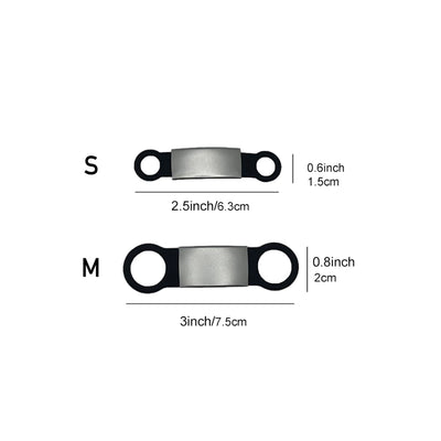 SilentTag Collar Series Laser-Engraved Pet ID Tag