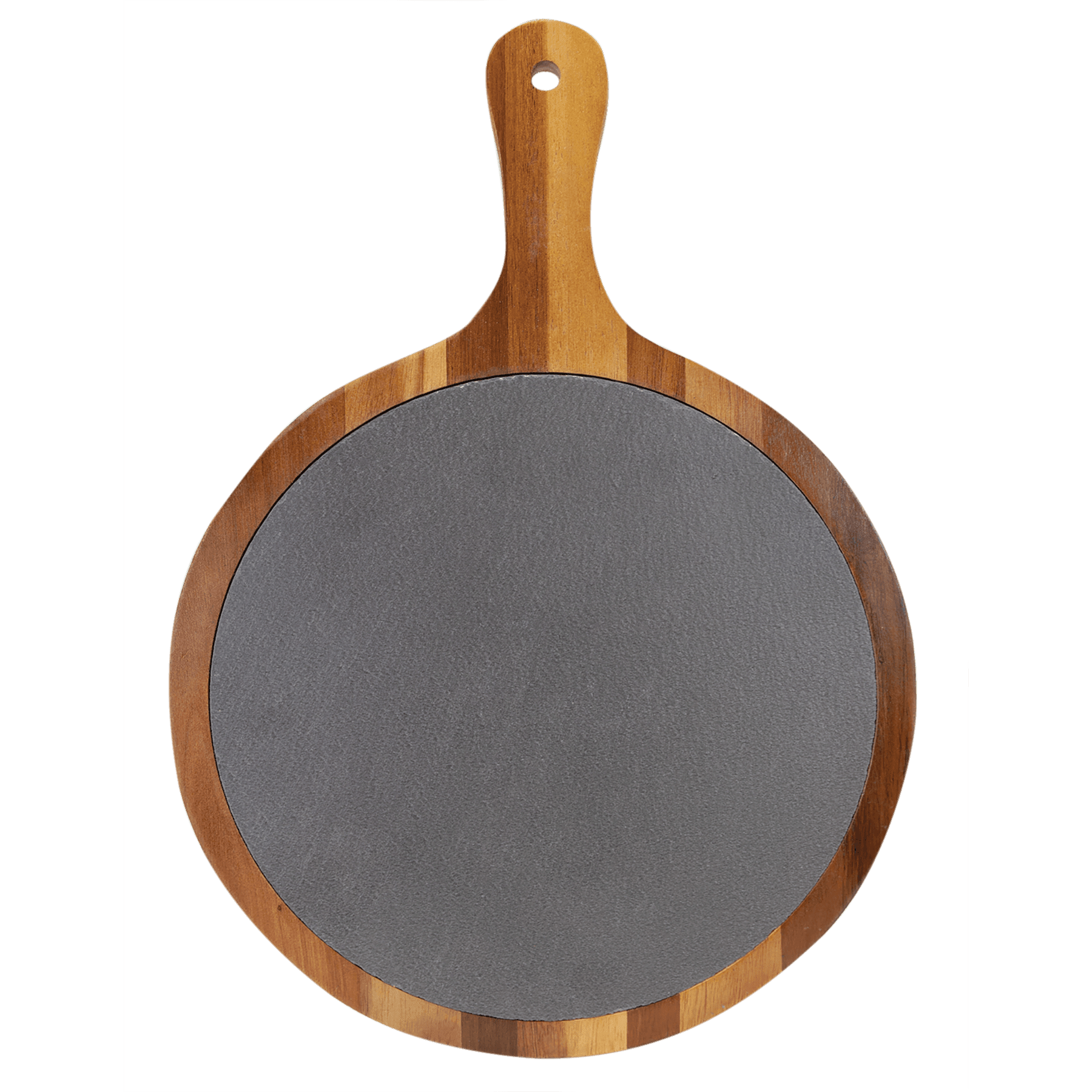 Personalized Slate and Acacia Wood Serving Boards