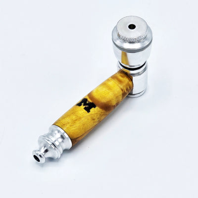 Little Bud handcrafted smoking pipe with Custom U of M logo